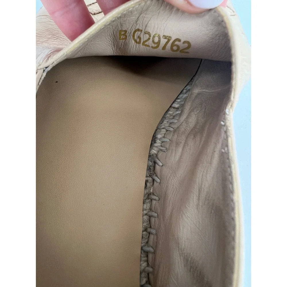 Chanel Lambskin CC Cap Toe Espadrilles Beige Black Size 41